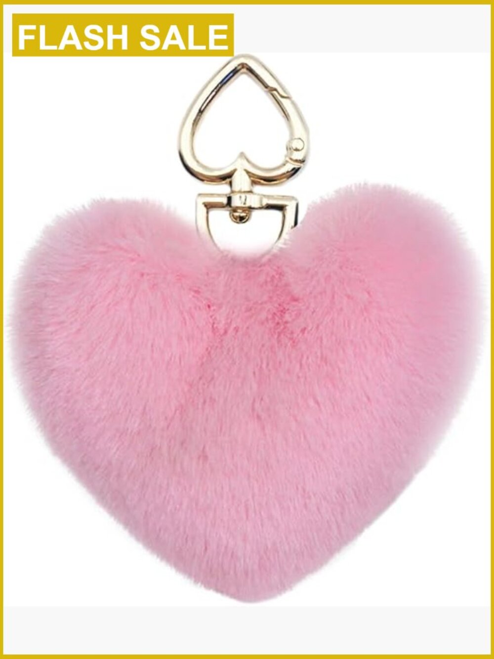 Faux Fur Keychain for Car Keys Purse Handbag Charm Pendant Tote Bag Accessory